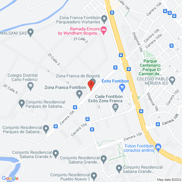 Mapa de Mmc Logistics S.A.S.