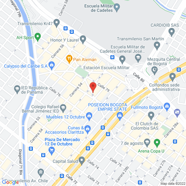 Mapa de Modaltex S.A.S