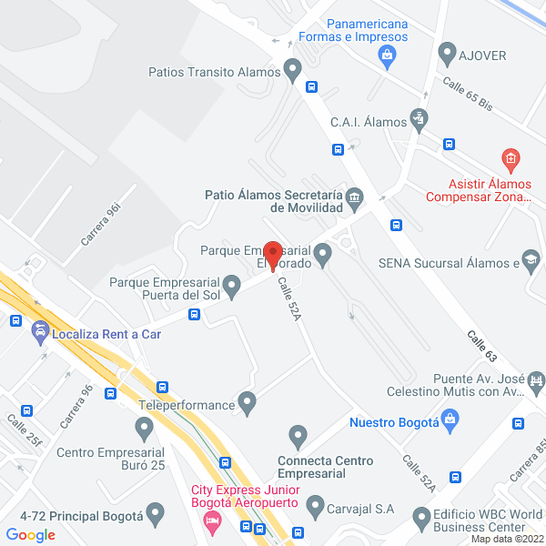 Mapa de Lixis De Colombia Y CIA. Ltda.