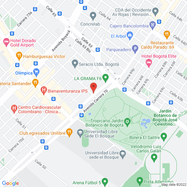 Mapa de Mundo Oral Clínica Odontológica.