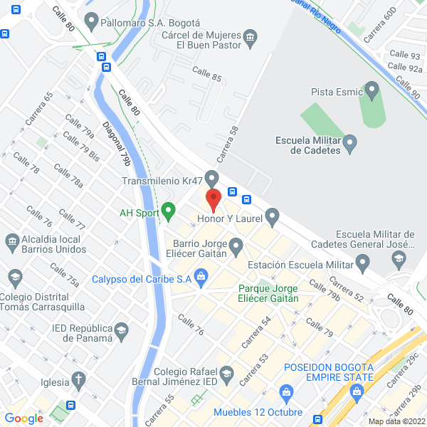 Mapa de Paramplin S.A.S.
