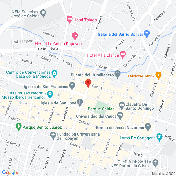 Map of Paredes Mesa Harold