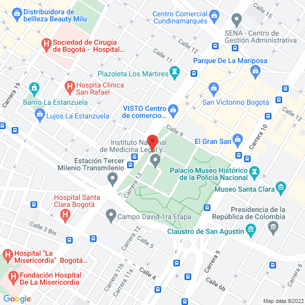 Mapa de Judiciales & Administrativos S.A.S.