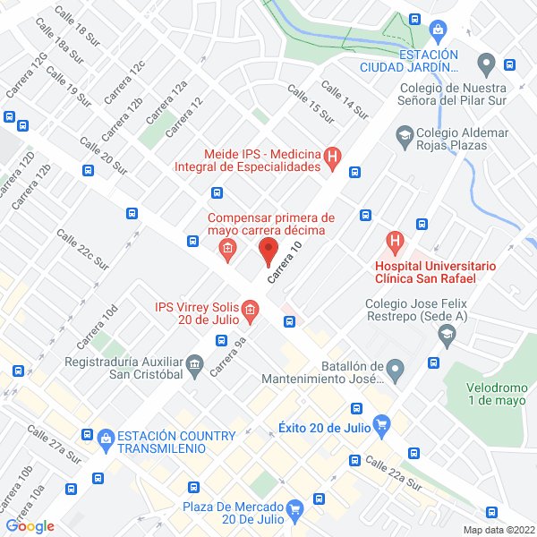 Mapa de Junín Publicidad S.A.S.
