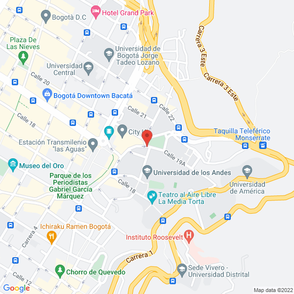Mapa de Jurídicas Bogotá
