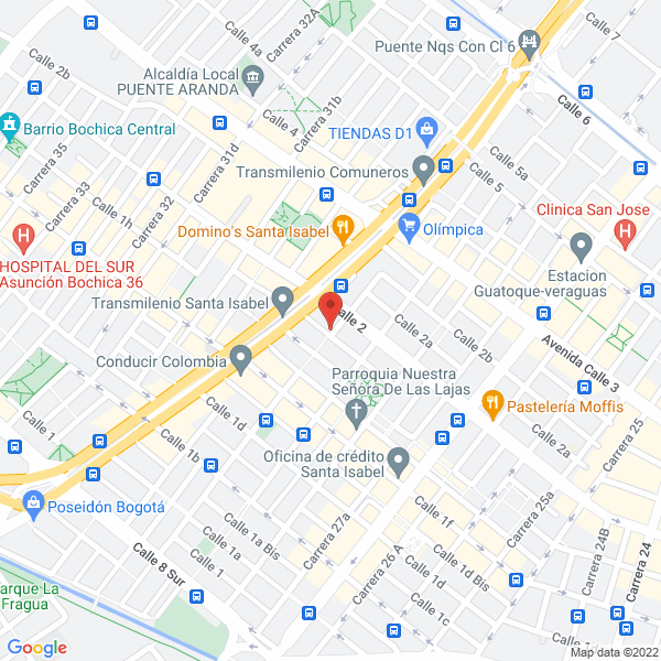 Mapa de Juvicom Ltda.