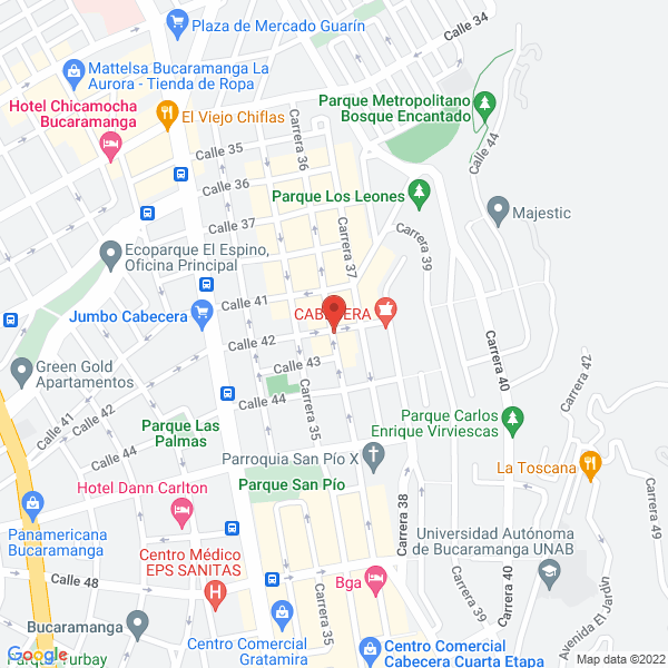 Map of Peluqueria Walt Disney