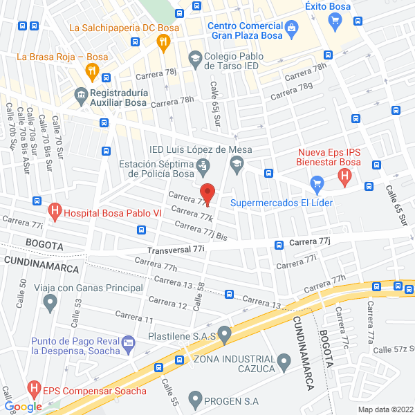 Mapa de Pepe Grillo Parrilla Bar