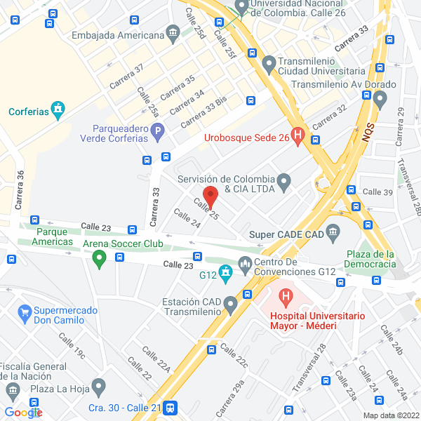 Mapa de Performix S.A.S.
