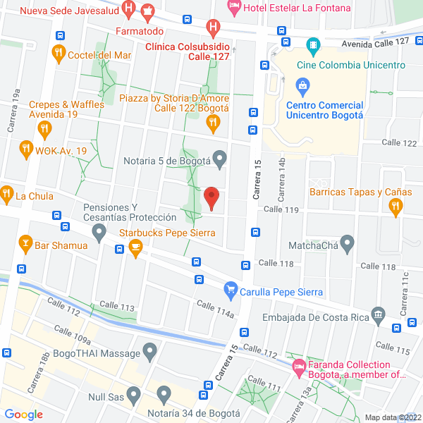 Mapa de Nucleo Creativo Branding S.A.S.