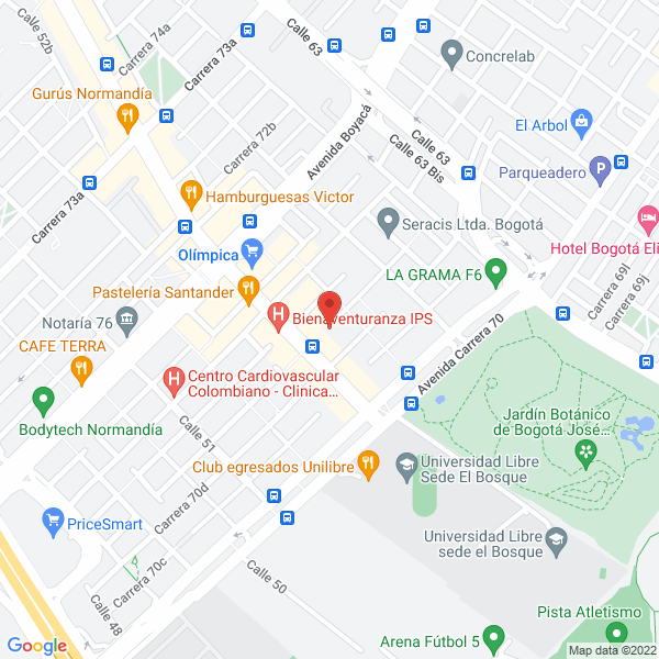 Mapa de Nuestra Sra. De La Esperanza