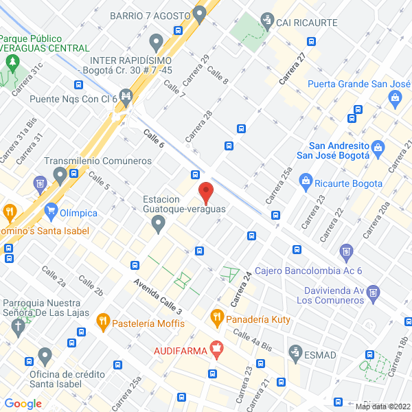 Mapa de Nuevas Ediciones S.A.