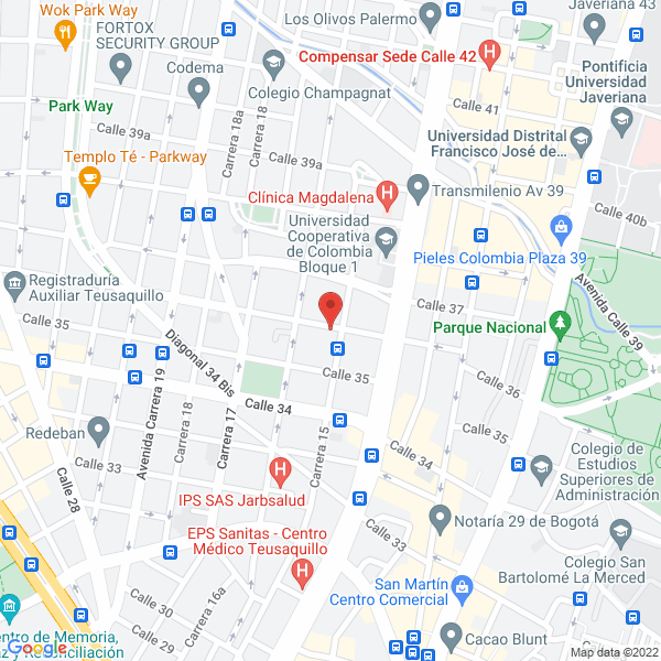 Mapa de Nuevo Colegio Bucaramanga Ltda.