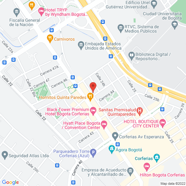 Mapa de Nutrianálisis Ltda.