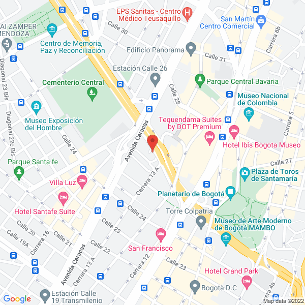 Mapa de O.G & Asociados