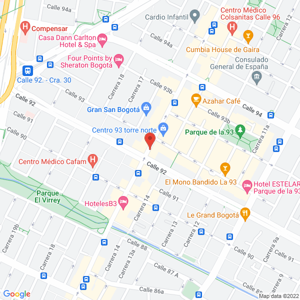 Mapa de Ochoa Silva Abogados
