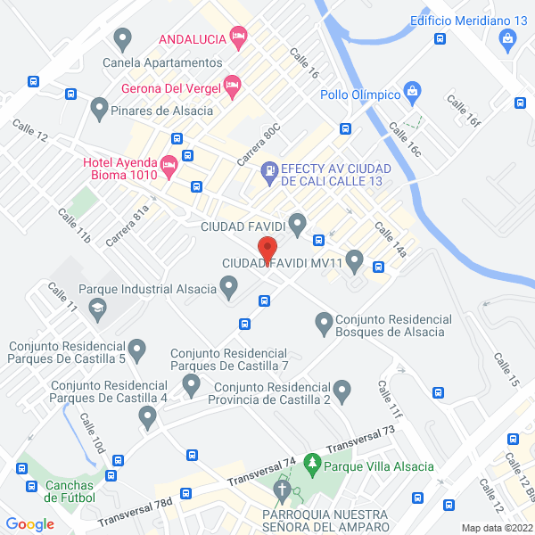 Mapa de Oci Colombia S.A.