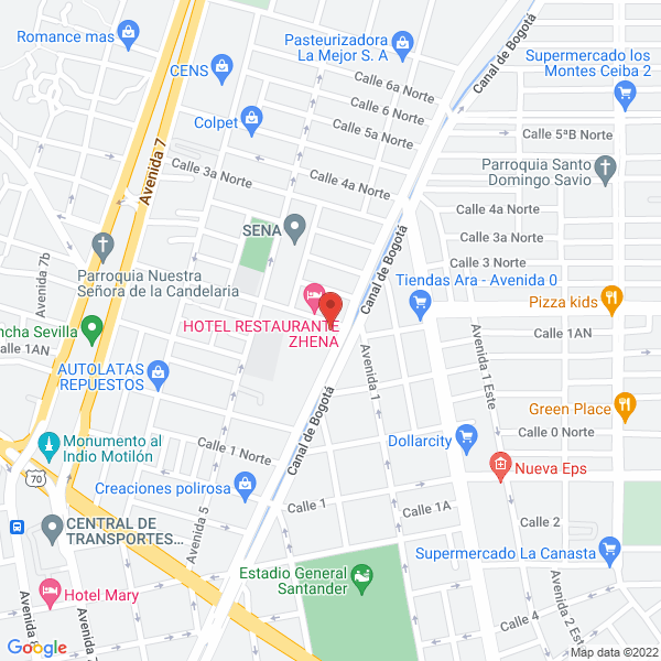 Map of Pizza Kids