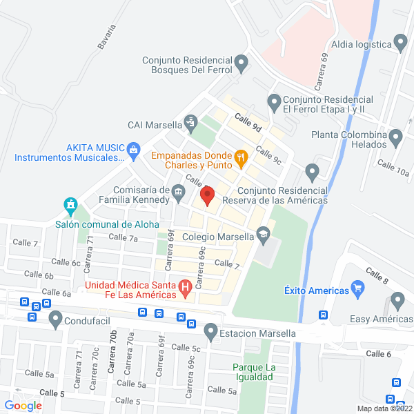 Mapa de Mega Aire & Cia Ltda