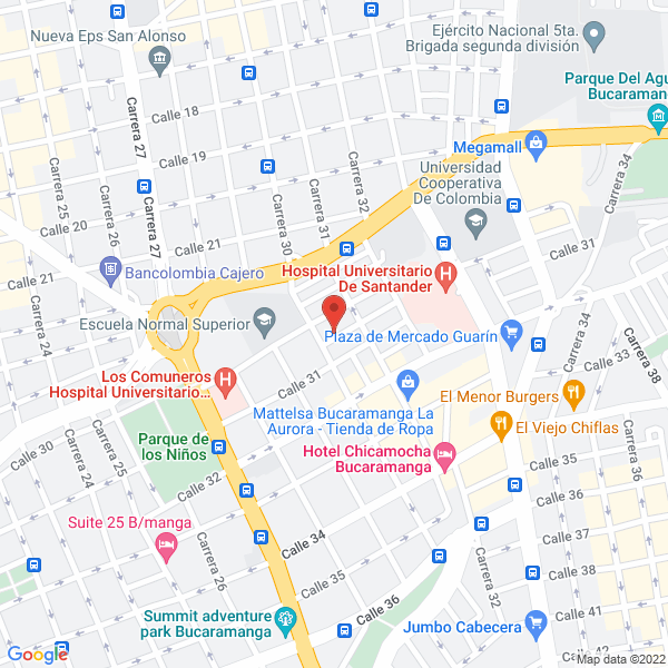 Map of Megacondominios