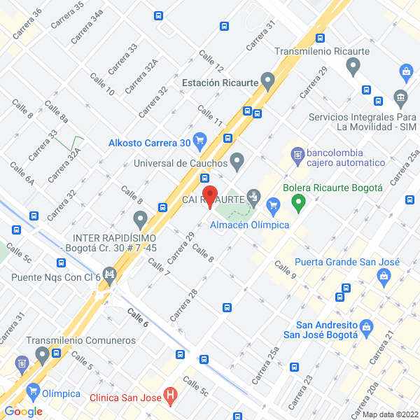 Mapa de Organización Servimos S.A.