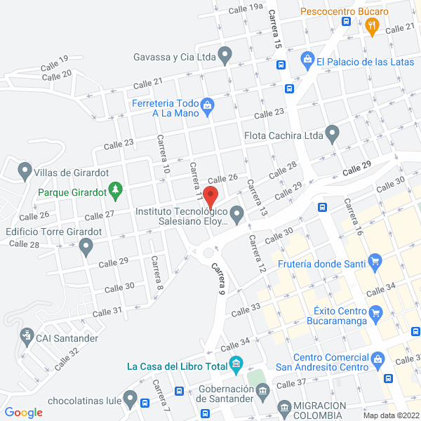 Map of Organización Vallenata El Nuevo Poder