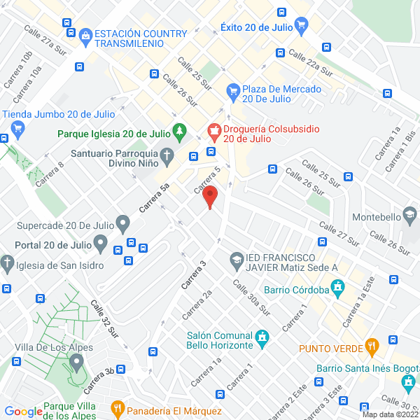 Mapa de Orquesta Baranoa Show