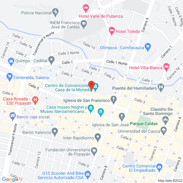 Map of Odontología Estética Integral