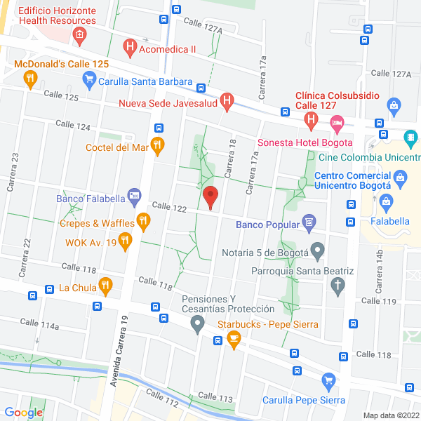 Mapa de Ojitos Optica Para Niños