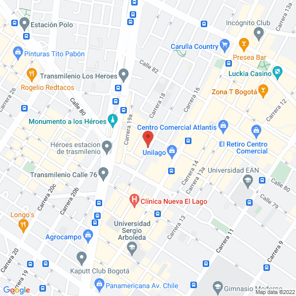 Mapa de Ambientti Constructora Inmobiliaria S.A.
