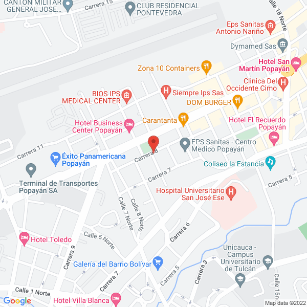 Map of Restaurante Super Olafo Norte