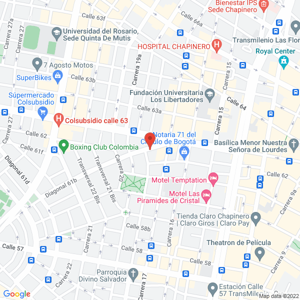 Mapa de Polygon Comunicaciones Ltda.