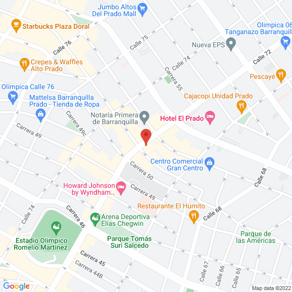 Map of Optica Ruiz Matiz Ltda.
