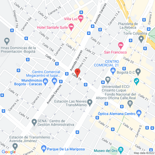 Mapa de Óptica Sun Visión