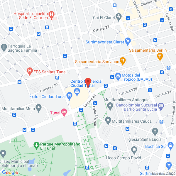 Mapa de Opticas Gammasur