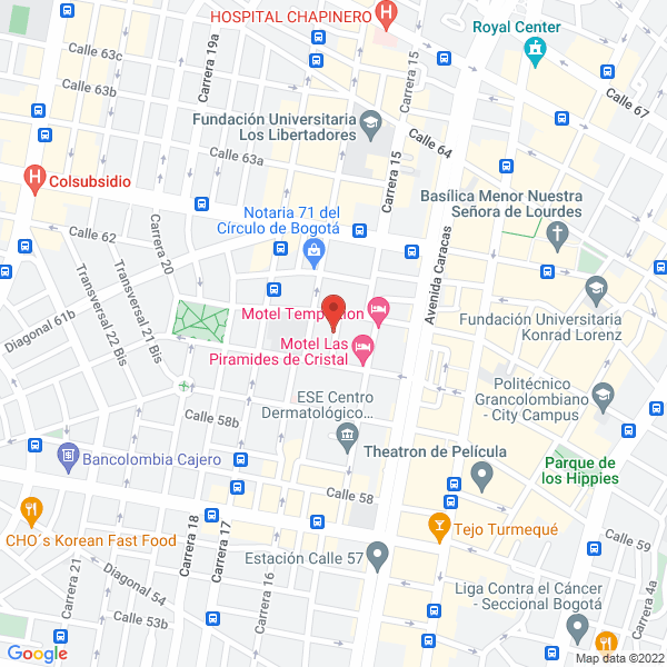 Mapa de Oral Pluss Dental Ltda