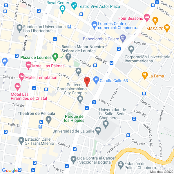Mapa de Papelería El Búho Ltda.