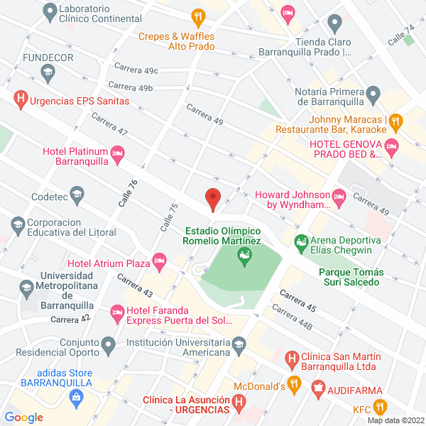 Map of P & B Trading E.U.