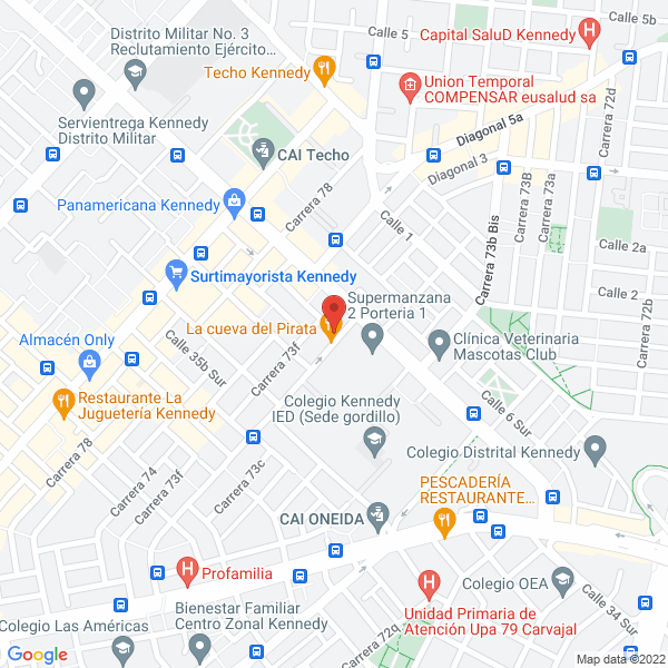 Mapa de P & M Chemical Corporation Ltda.