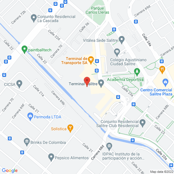 Mapa de P Alvalle