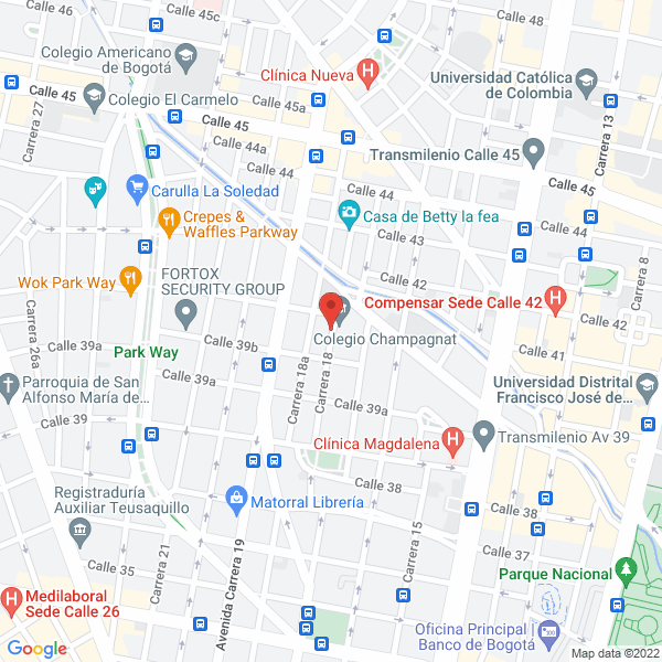 Mapa de P Y G Asesorías Integrales