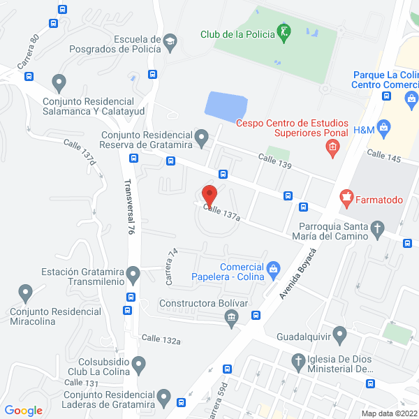 Mapa de P&C Constructores Asociados S.A.S.