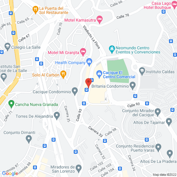Map of Paladares Gourmet