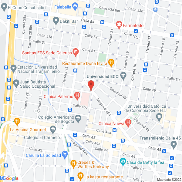 Mapa de Palermo Parking