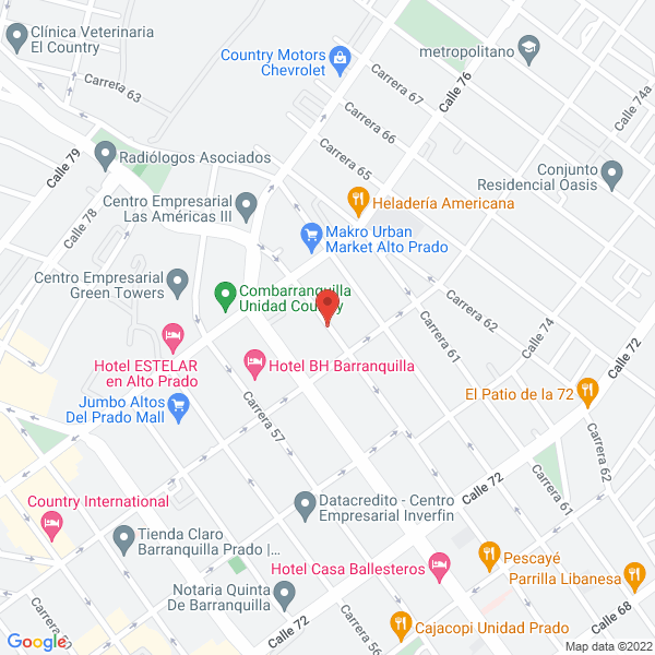Map of Palmas Oleaginosas De Casacara Ltda.