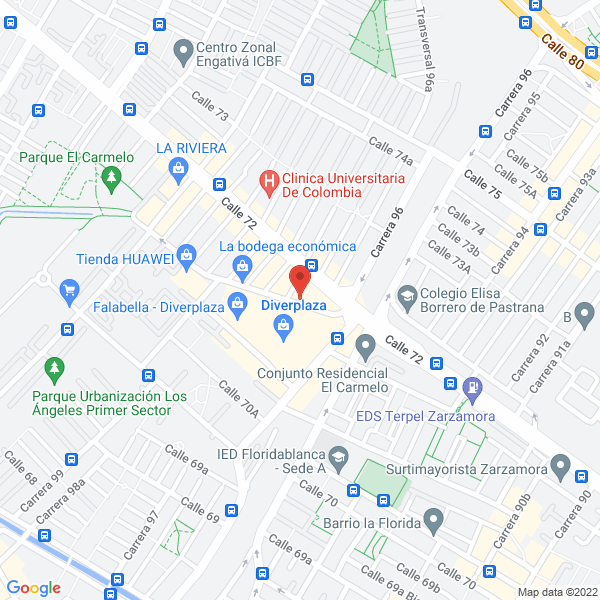 Mapa de Palomar Los Alamos