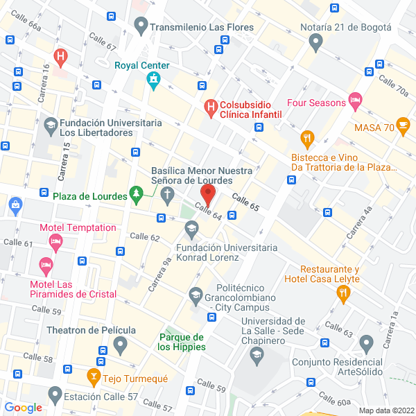 Mapa de Lourdes Park Comunicaciones