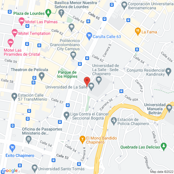 Mapa de Lozano Villamizar Y Morales Abogados S.A.S.