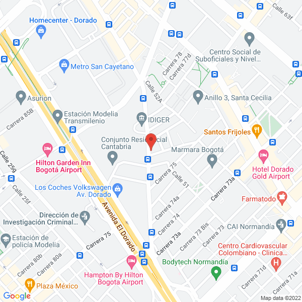 Mapa de Panadería Las Delicias