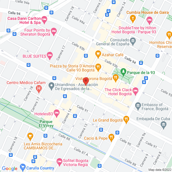 Mapa de Osisdent Ltda.